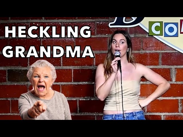 Grandma Heckling Comedian