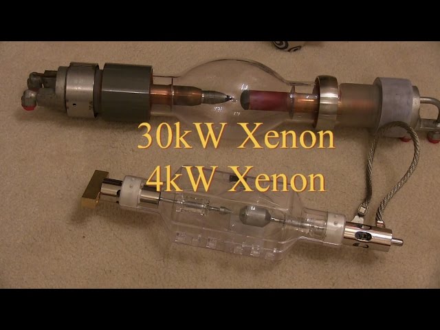 30kW and 4kW Xenon Lamps Get Tested on a DC Welder