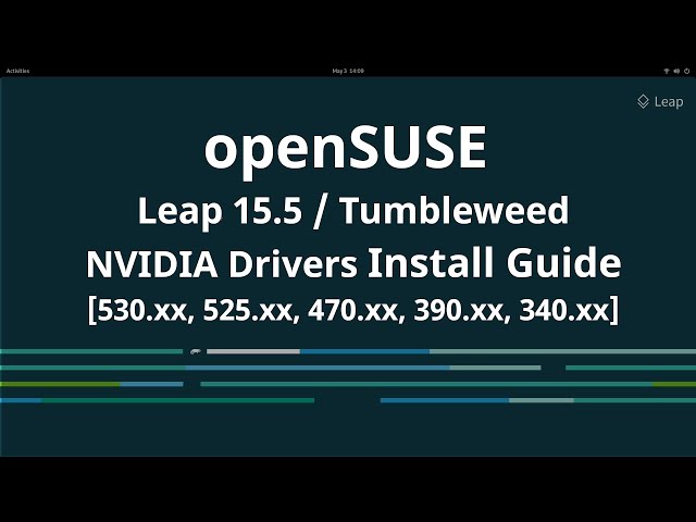 openSUSE 15.5 / Tumbleweed NVIDIA Drivers Install