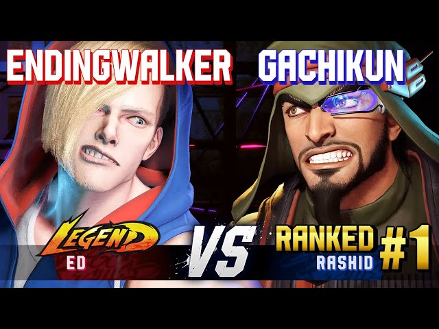 SF6 ▰ ENDINGWALKER (Ed) vs GACHIKUN (#1 Ranked Rashid) ▰ High Level Gameplay