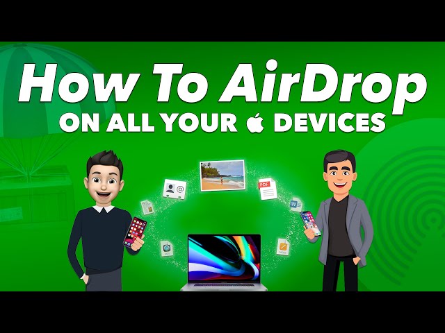The EASIEST WAY to share a file with someone NEARBY! - HOW TO use AirDrop on your iPhone, iPad & Mac