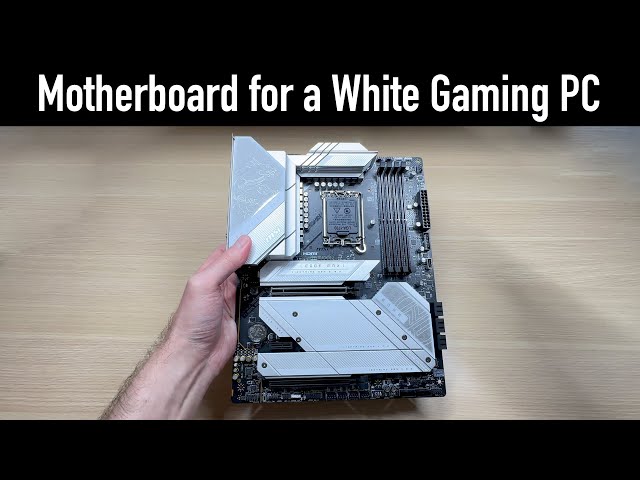 Amazing Motherboard for a White Gaming PC Build: MSI MPG Z790 EDGE TI MAX WiFi