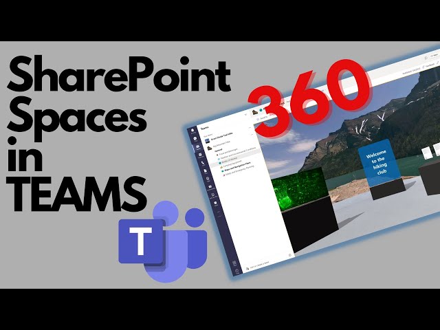 SharePoint Spaces for Microsoft Teams Tutorial : Easy Metaverse Creation