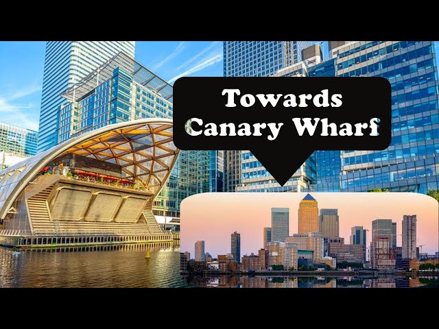 Towards Canary Wharf from Tottenham Court Road via Elizabeth Line | Walking Tour of Canary Wharf