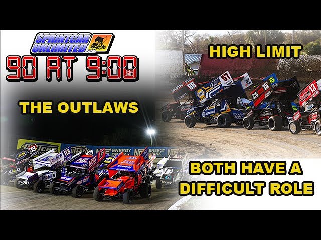 SprintCar Unlimited 90 at 9 for Friday, April 12th: High Limit and the Outlaws have a difficult role