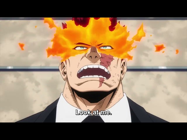 Endeavor Asks Every Hero and Everyone To Look At Him With Proud Voice |My Hero Academia 6 Episode 18