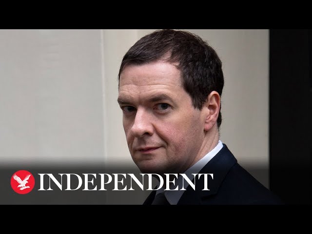 Live: George Osborne gives evidence to Covid-19 inquiry
