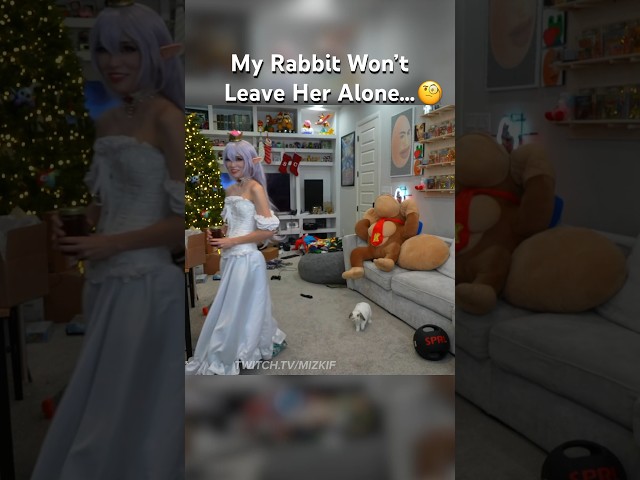 My Rabbit is OBSESSED with Her…