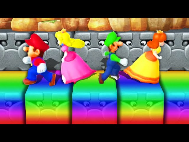 Mario Party 10 - Minigames - Mario vs Daisy vs Luigi vs Peach (Master Difficulty)