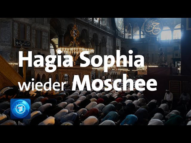 Erstes Freitagsgebet: Hagia Sophia wird wieder als Moschee genutzt