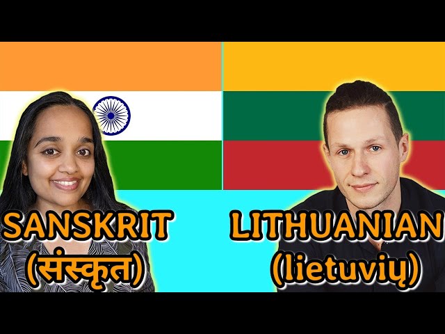 Similarities Between Sanskrit and Lithuanian