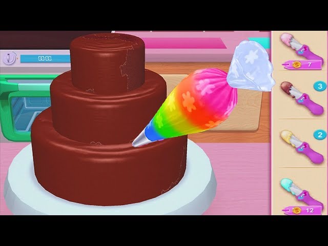Play Fun Learn Cake Cooking & Colors Games For Kids - My Bakery Empire - Bake Decorate & Serve Cakes