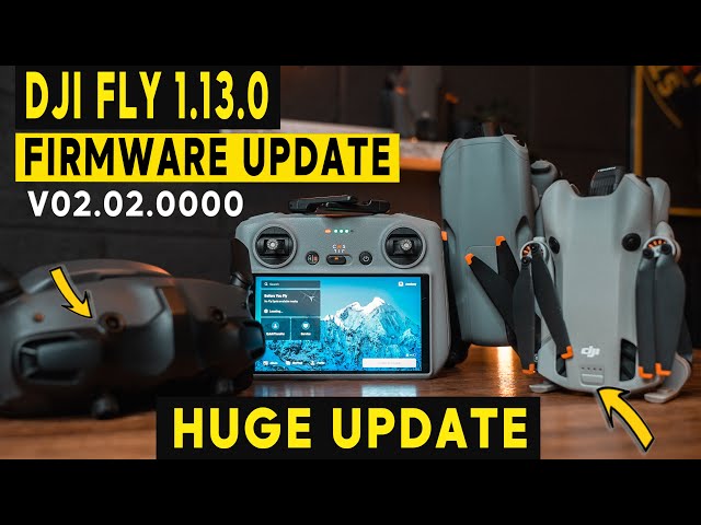 NEW FIRMWARE UPDATE DJI FLY 1.13.0 - DJI Mini 4 Pro / Air 3 with GOGGLES 3