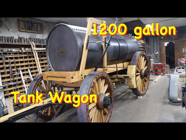 1880s Style 1200 Gallon Water Wagon | Engels Coach Shop