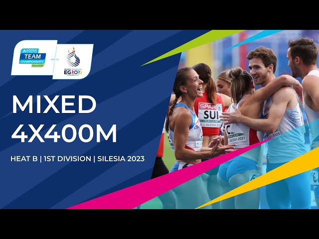 Mixed 4x400m Heat B | Full race replay | Silesia 2023 European Athletics Team Championships