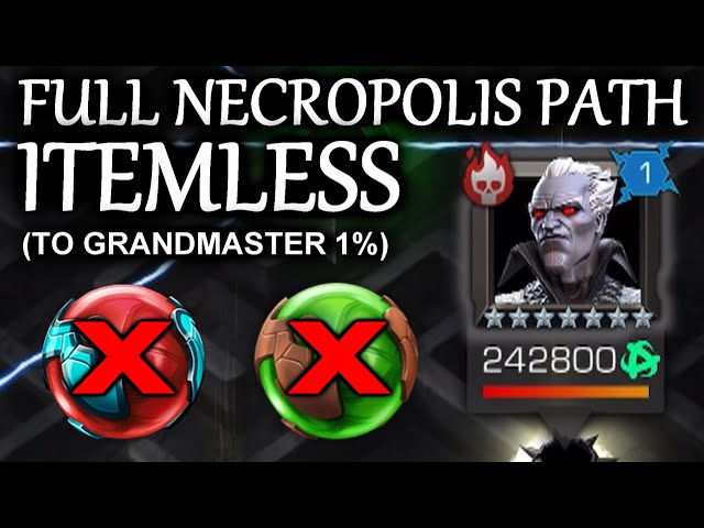 FULL NECROPOLIS PATH ITEMLESS (To Grandmaster 1%)