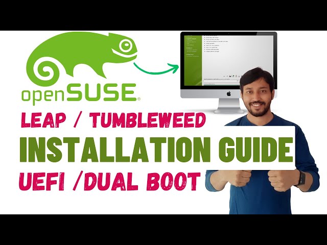 OpenSuse Tumbleweed ,Leap Installation Guide 2023 | UEFI , Dual Boot #opensuse #linux #installation