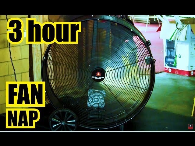 INDUSTRIAL FAN SOUNDS 3 Hour FAN NAP to Barrel Fan Noise