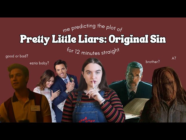 me predicting the plot of Pretty Little Liars Original Sin for 12 minutes straight