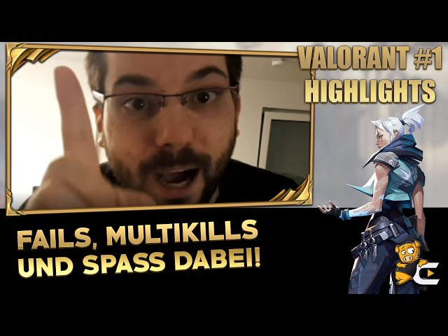 Valorant Highlights #1 - Streamhighlights mit Fails, Multikills und viel Spaß! [German / Deutsch]