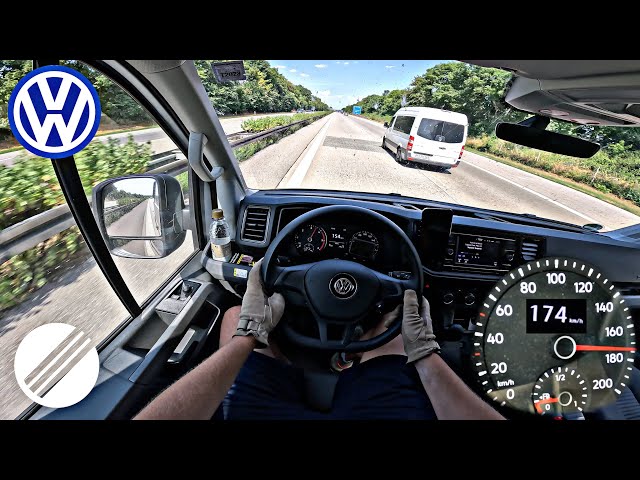 2024 VW Grand California 2.0 TDI Top Speed Drive on German Autobahn🏎