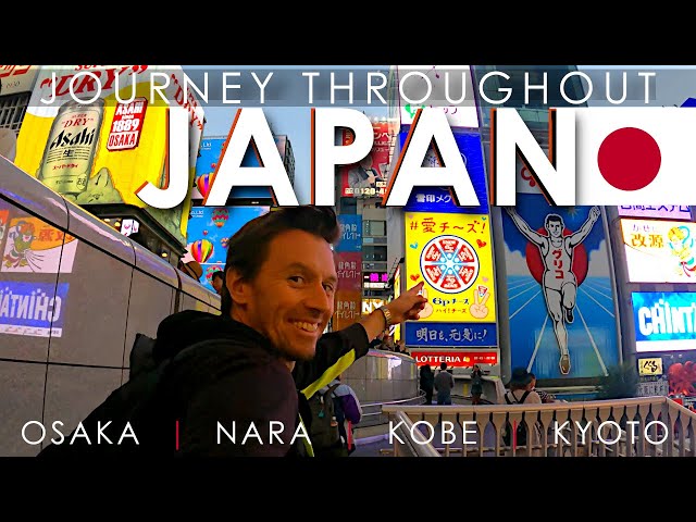 Japan 🇯🇵 - Journey Through Kansai: Osaka, Nara, Kobe, Kyoto (Part 1) | Japan Travel Vlog