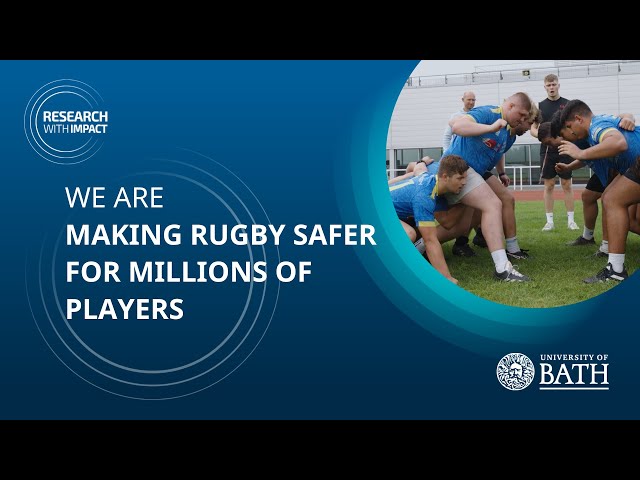 University research making rugby safer for players