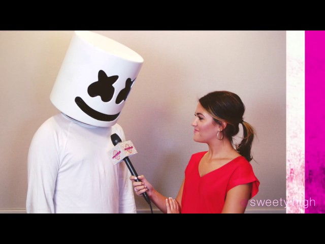 MARSHMELLO Actually Speaks During SWEETY HIGH Interview with CASSIE DILAURA!