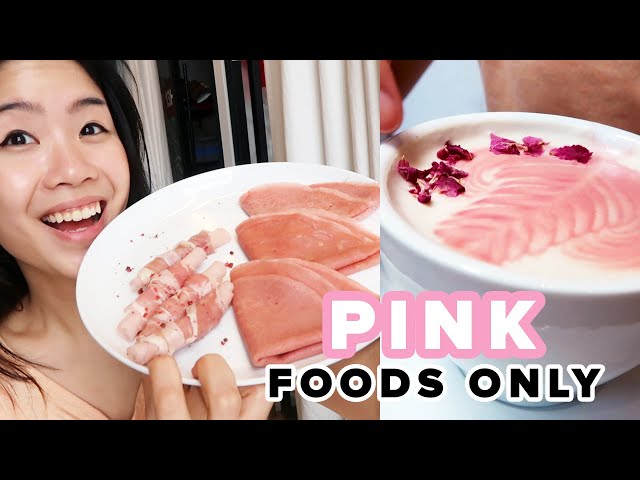 I Only Ate Pink Foods For 24 Hours