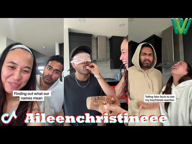 *1 Hour* Funny Aileenchristineee TikTok 2024 | Aileen and Deven Couple Funny TikToks Videos 2024