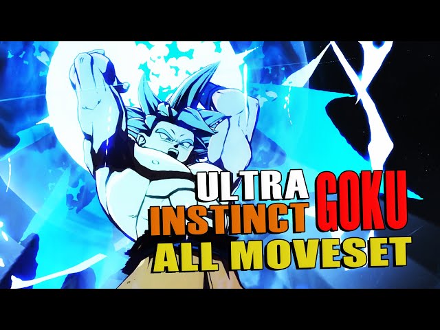 DBFZ All Ultra Instinct Goku Moveset