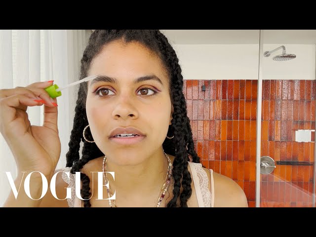 Bullet Train's Zazie Beetz’s Guide to Eyeliner & Skin Care | Beauty Secrets | Vogue
