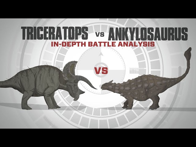 Triceratops vs Ankylosaurus | Battle FACE OFF | In-Depth Combat Analysis