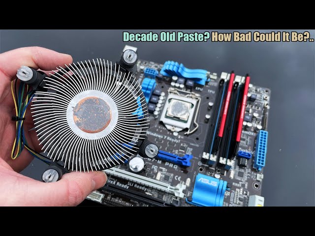 I don't think the thermal paste has ever been replaced...