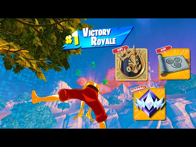 High Elimination Unreal Solo Ranked Zero Builds Win Gameplay (Fortnite Chapter 5 Season 2)
