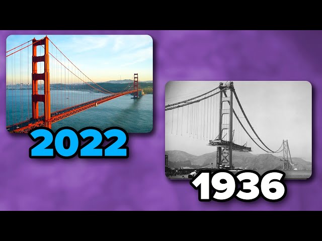 Comparison: Famous Places Then and Now