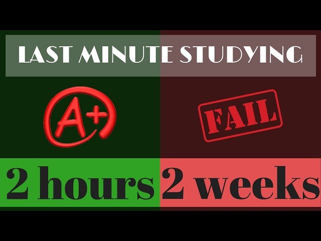 A+ EXAM TIPS: Cram studying the night before a test and passing!