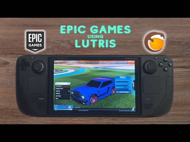 Steam Deck - How To Install Epic Games Using Lutris