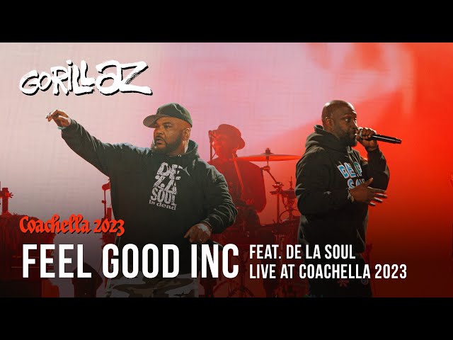 Gorillaz - Feel Good Inc feat. De La Soul (Live at Coachella 2023)