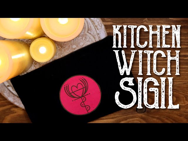 Kitchen Witch Sigil Magic: Fill Your Food with Love - How to make a magic sigil - Magical Crafting