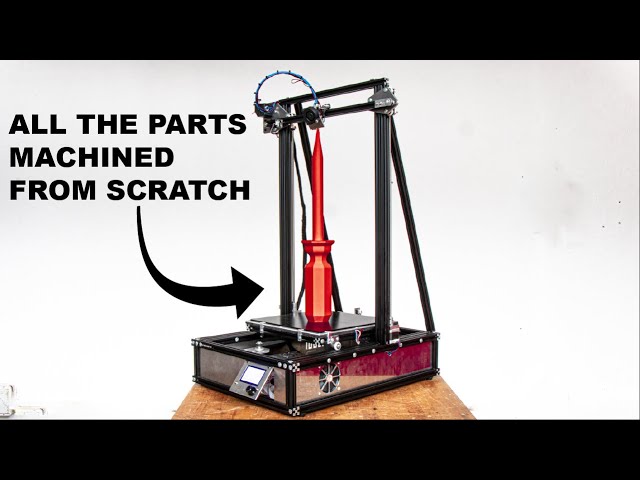 I MACHINED A 3D PRINTER FROM SCRATCH (NO 3D printed plastic parts)