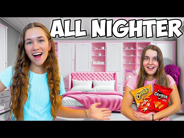 Pulling an ALL NIGHTER in the PRINCESS CLOSET!!
