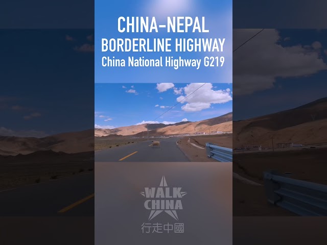 Amazing Tibetan Scenery along China-Nepal Borderline Highway G219 #driving #highway #tibet #nepal