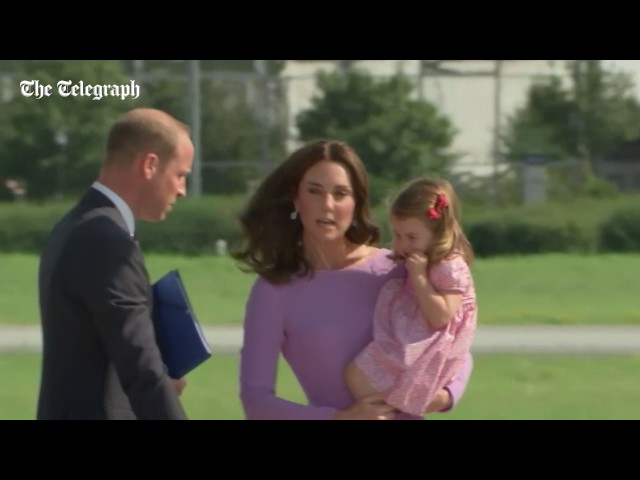 Princess Charlotte throws a tantrum in Germany