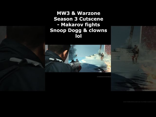 Makarov returns to fight Snoop Dogg, Clowns & Bunnies 😂 Modern Warfare 3 Season 3 Cutscene (MW3 S3)