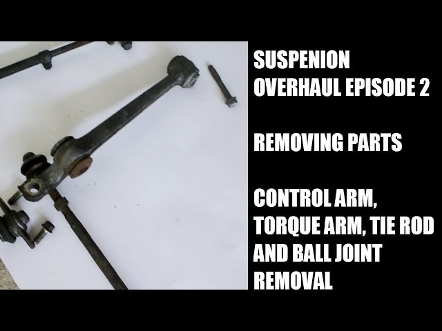 Suspenion overhaul ep. 2 - Tie rod, control arm and torque arm removal