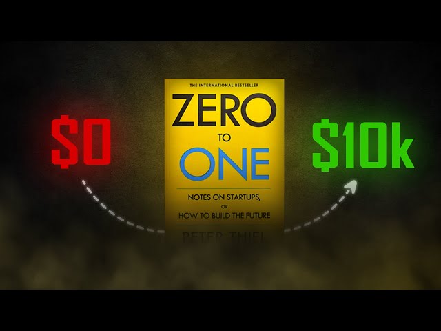 Zero to one by Peter Thiel in 10 minutes | Core Message