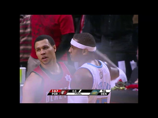 Brandon Roy and Melo battle on Christmas | Trail Blazers Classic Games