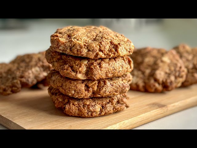 When the family asks for something tasty! Quick cookie recipe without white flour, milk and eggs