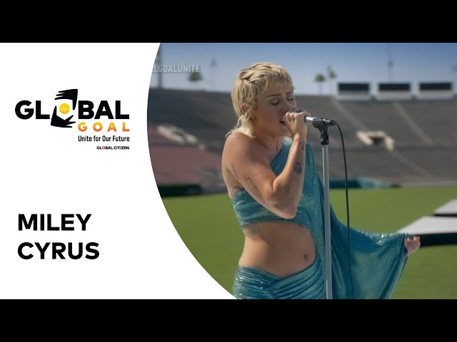 Miley Cyrus Performs "Help!" | Global Goal: Unite for Our Future